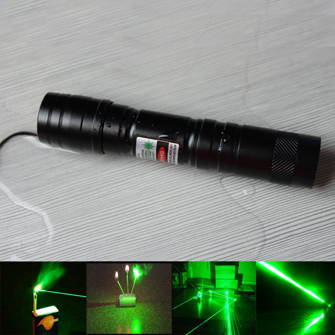 green 1000mw laser pointer light match