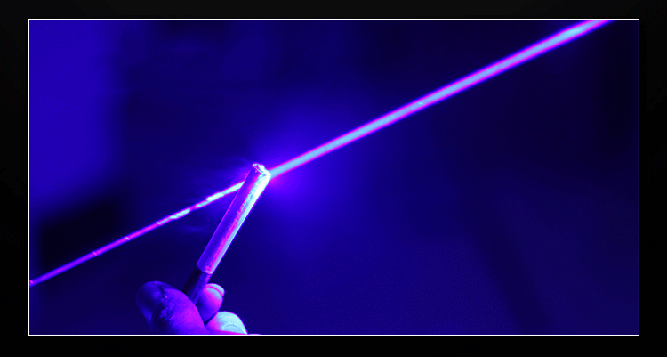 blue laser pointer burns cigarette