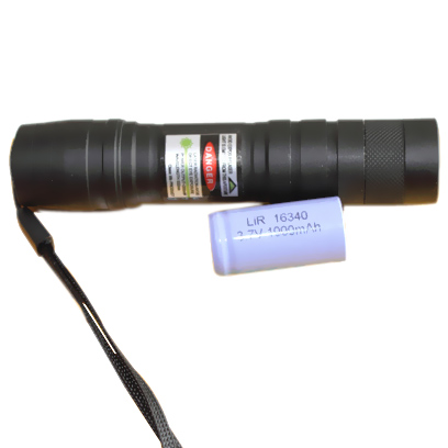 200mw adjustable green laser pointer pen flashlight burning match