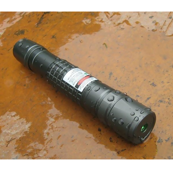 200mW waterproof green laser flashlight with 18650 baterry