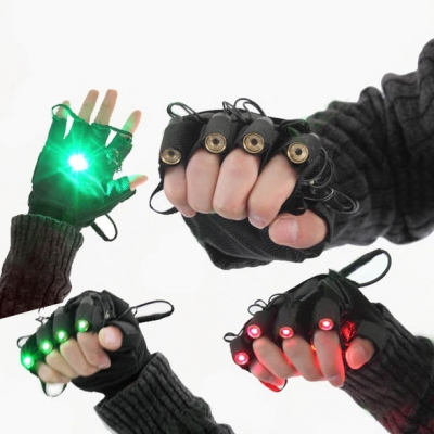 green laser gloves