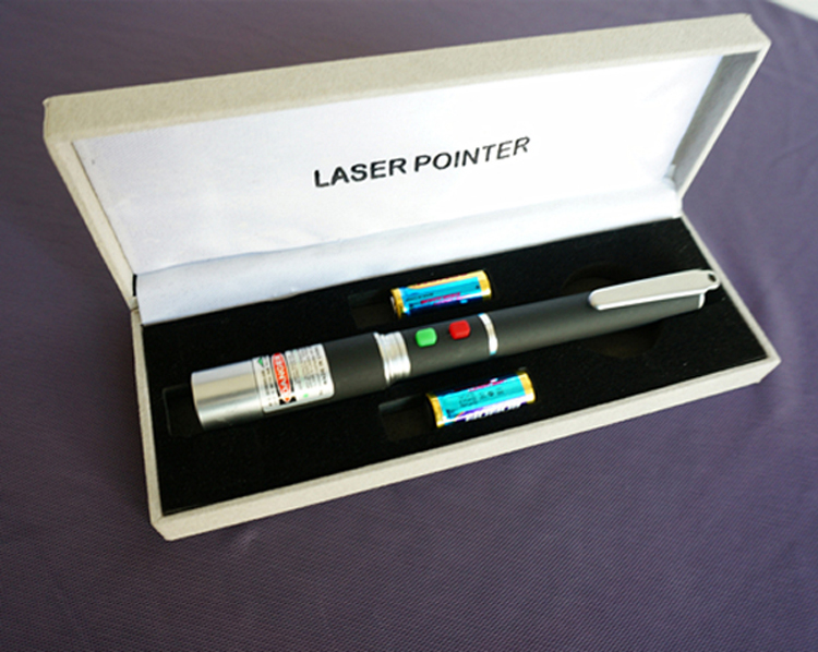 different colored laser pointer