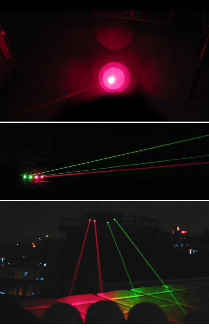 5mw red and green laser lights